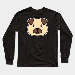 Cute Pug Long Sleeve T-Shirt